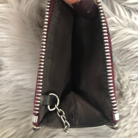 Coach Red Key/Card Case - Picture 4 of 4